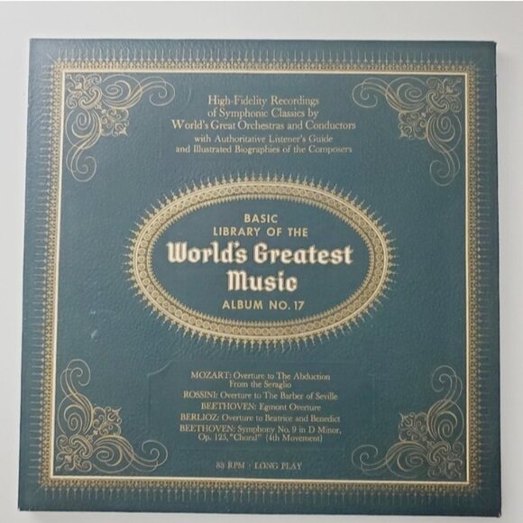 Vintage 1950s NO.17 World's Greatest Music Album GUC - Picture 13 of 13